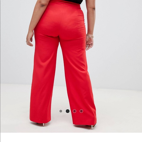 High Waist/ WideLeg Trousers - Picture 2 of 14